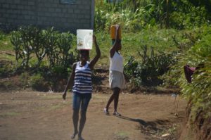 Carrying water